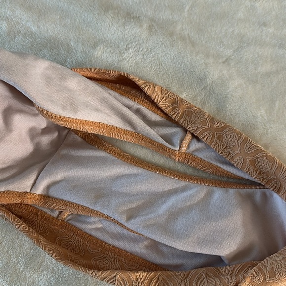Pink Lily Textured Tan Bikini Bottom - Picture 5 of 5